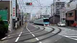 preview picture of video '京阪・京津線併用軌道　Keihan district / keishin Line combination orbit'