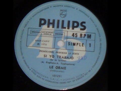 Le Orme - Ce io lavoro (Con letra-subtítulo)