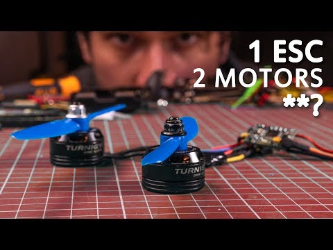 Two Brushless Motors - One ESC