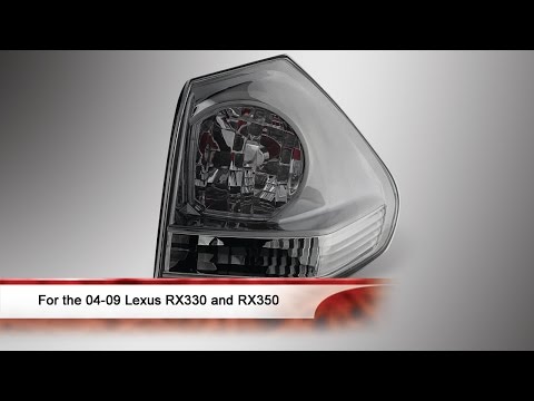 04-09 Lexus RX330 and RX350 Outter Driver Side Tail Light