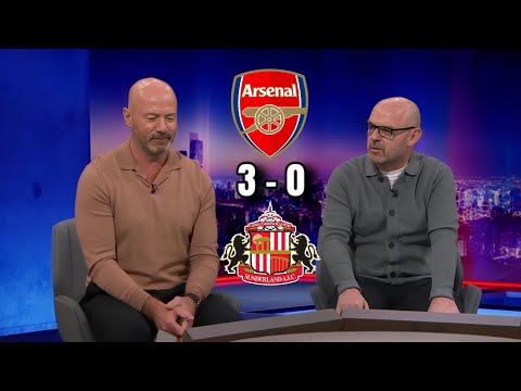 Alan Shearer STUNNED by Arsenal’s 3–0 Win vs Sunderland! 😳 | MOTD Reactions
