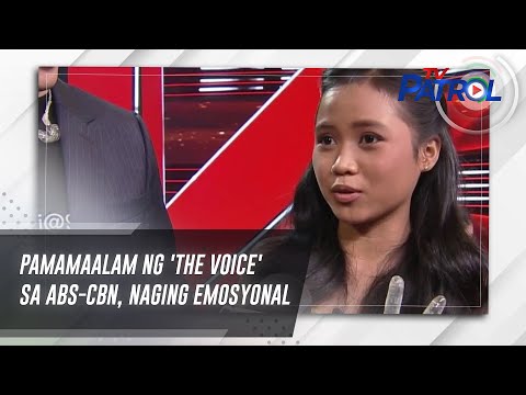 Pamamaalam ng 'The Voice' sa ABS-CBN, naging emosyonal