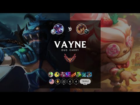 Vayne ADC vs Ziggs - NA Grandmaster Patch 12.8