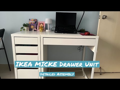 Assembling IKEA’s MICKE Drawer unit #ikea #ikeabangalore #ikeastore