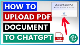 How To Upload A PDF Document To ChatGPT?