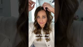 EASY Everyday Hairstyles | Try these half up Knot Twists