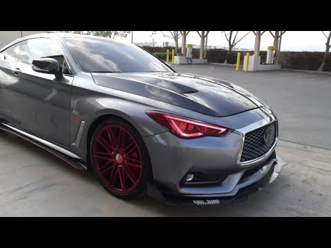 THE SICKEST Q60 IVE EVER SEEN! // RSR LOWERING SPRINGS GET INSTALLED