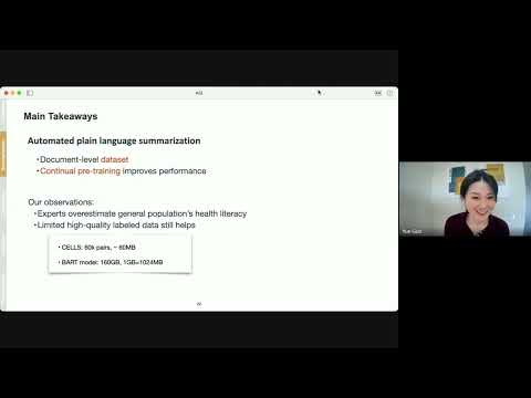 Making Health Knowledge Accessible Through Personalized Language Processing Thumbnail
