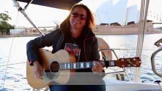 Free Performance by Marie Wilson shot on Sydney Harbour