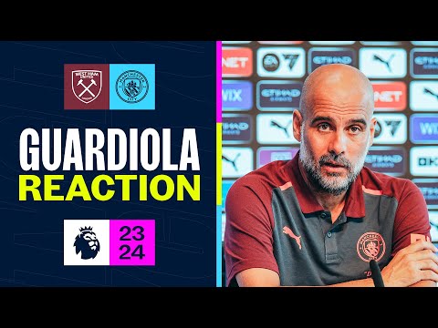 GUARDIOLA REACTION | West Ham 1-3 Man City