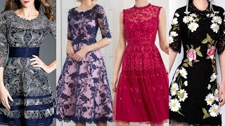 Latest Mexican Embroidered Outfits / Original Elegant Mexican Skater/Midi Dresses Ideas 2022-23
