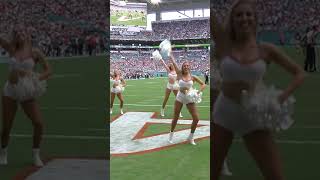 MIAMI DOLPHINS CHEERLEADERS PERFORM DOLPHINS FIGHT SONG | MIAMI DOLPHINS