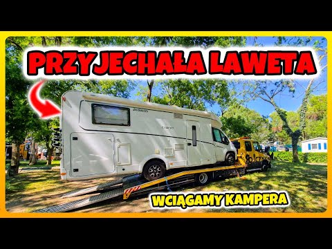 WCIĄGAMY KAMPERA NA LAWETĘ, Brak Hotelu - Kamperem Do Włoch