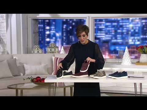 Earth Origins Perforated Leather Slip-On Shoes - Melissa on QVC