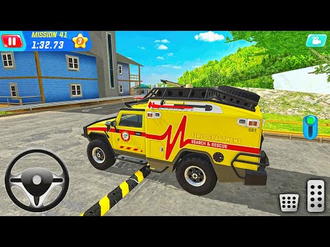Mini Firefighter Truck Driving - Coast Guard Beach Rescue Team #2 - Android Gameplay