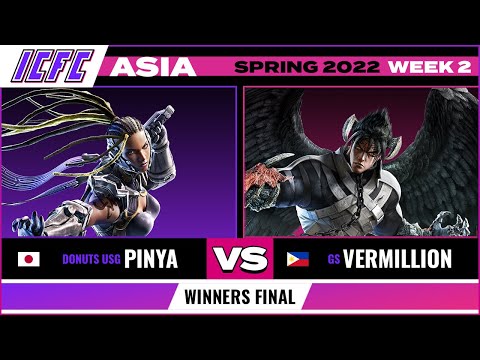 Pinya (M. Raven/Kuni) vs. Vermillion (D. Jin) Winners Final - ICFC TEKKEN Asia: Spring 2022 Week 2