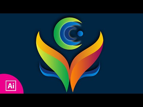 How To Make monogram logo design illustrator LOGO DESIGN TUTORIAL