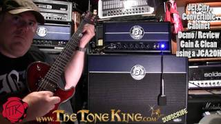 Video thumbnail for Jet City  JCA24S 2x12 Convertible Guitar Cabinet using DBZ Bolero & JCA20H head Demo Review by The Tone King