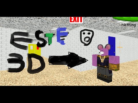 Baldi cu moduri #6 Baldi cu caracter din ROBLOX 3D !!!!
