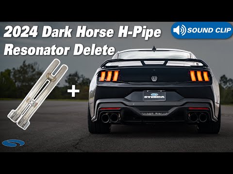 2024 Mustang Dark Horse w/ Steeda Resonator Delete H-Pipe | Sound Clips
