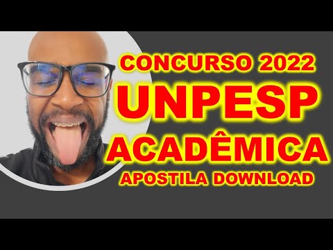 Concurso Público Unesp 2022 área de atuação :  Acadêmica já tem o melhor material para download