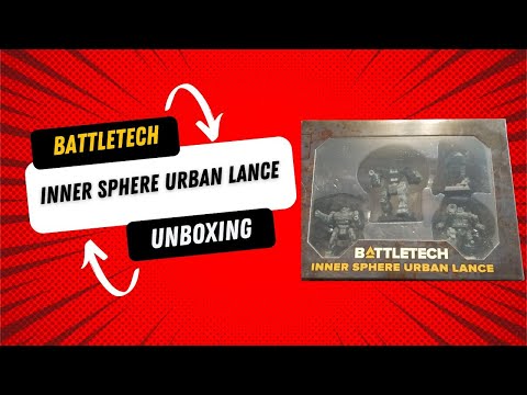Battletech - Inner Sphere Urban Lance Unboxing