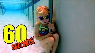 How to hold your breath and breathe underwater. Breath Hold Challenge!
