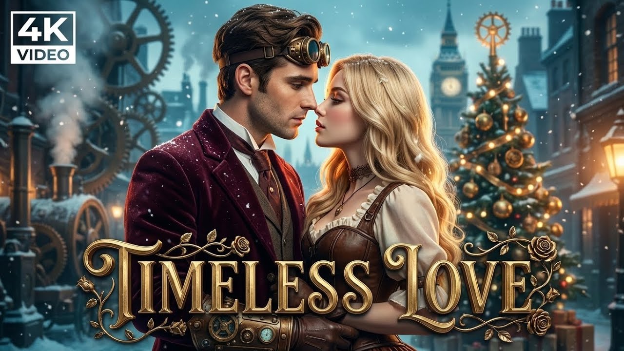 Victorian Steampunk Christmas Romance | Cinematic AI Short Film | A Timeless Love Story