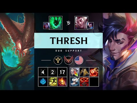 Thresh Support vs Rakan - NA Grandmaster Patch 25.21