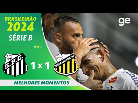 Gols e lances de Santos x Novorizontino