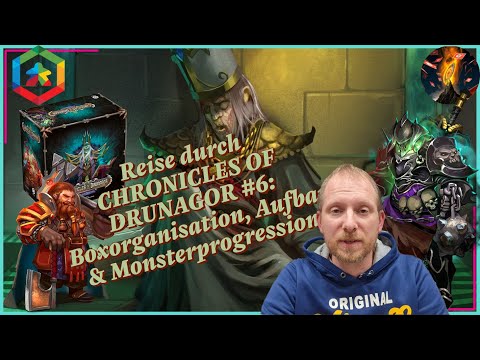 Journey through CHRONICLES OF DRUNAGOR #6: Box Organization, Setup & Monster Progression