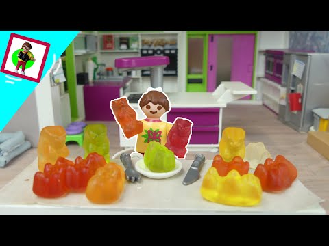 Playmobil Movie "Just Gummy Bears All Day!!" Jansen Family / Children's Film / Children's Series