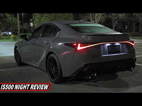 Lexus IS 500 Night Review // The V8 comes ALIVE after dark...
