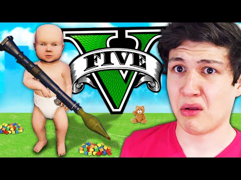 Soy un BEBÉ en GTA 5! Grand Theft Auto V - GTA V Mods