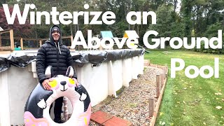 How to Winterize an Above Ground Pool with a Center Drain