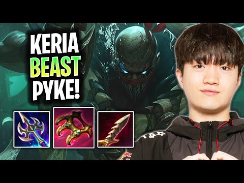 KERIA IS A BEAST WITH PYKE! T1 Keria Plays Pyke Support vs Alistar!  Season 2025