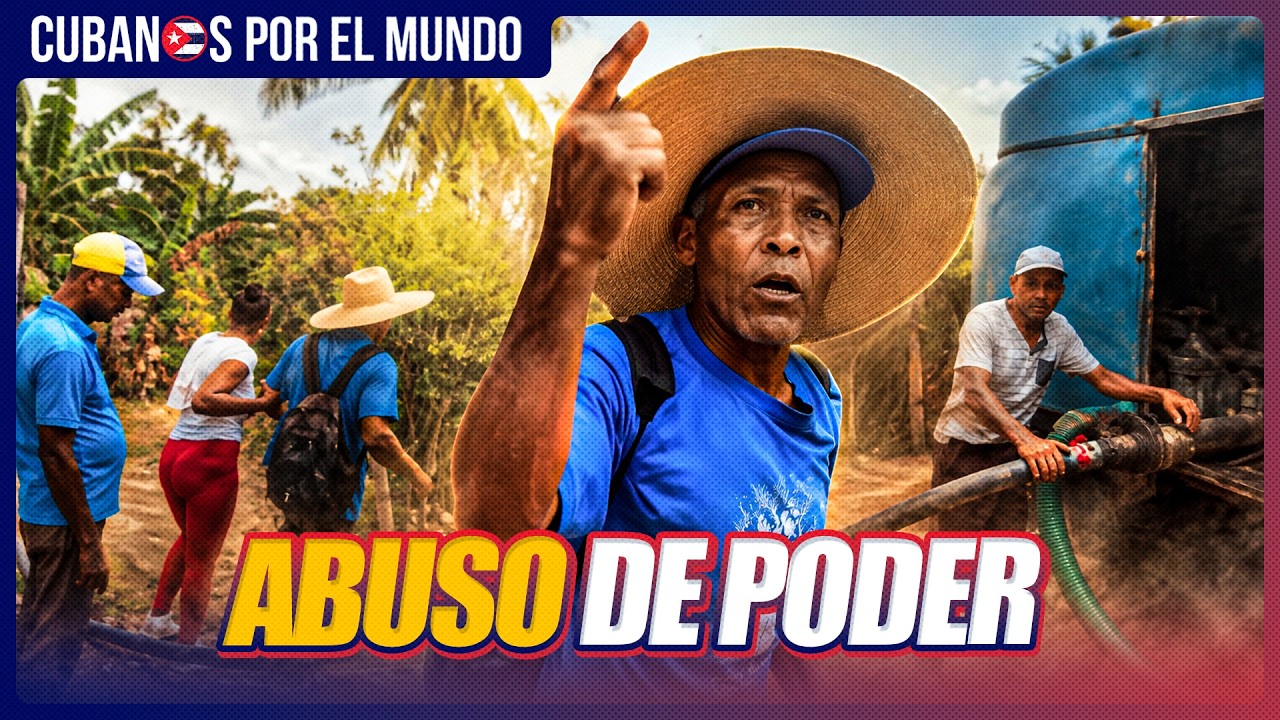 A PIÑAZOS por un CUBO DE AGUA: vecino denuncia que el DELEGADO y el CDR le niegan la pipa