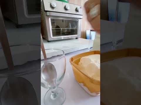 Affogato at home using Nespresso Cocoa Truffle and Selecta Vanilla Ice Cream