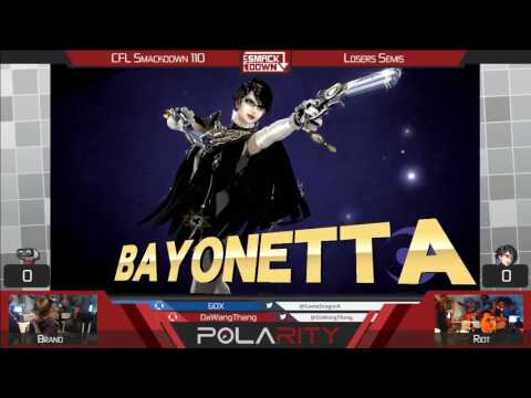 CFL Smackdown 110 WiiU - Riot (Bayonetta) vs Brand (MK) - Losers Semis