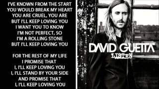 David Guetta ft.  James Young - I&#39;ll keep loving you (lyric video)