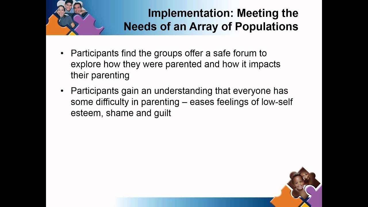 The Nurturing Program for Families in Substance Abuse Treatment and Recovery