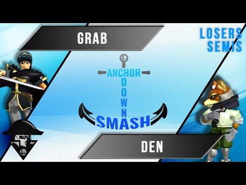 ADS 8 - Melee Singles - Grab (Marth) VS Den (Fox) - Losers Semifinals