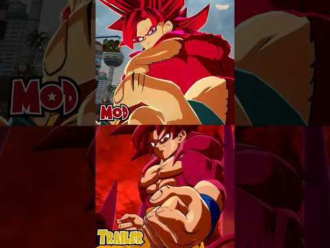 Official SSJ4 Daima Goku DLC Trailer vs MOD: Side by Side Comparison - Dragon Ball Sparking Zero