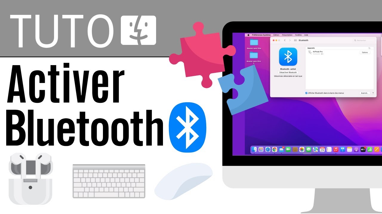 Comment activer le Bluetooth sur Mac (connecter ses AirPods, sa souris, son clavier)
