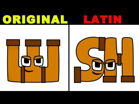 RALR but LATIN transcription A - YA | Alphabet Lore | Animation