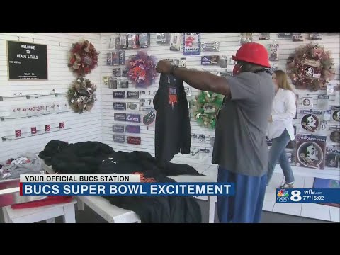Buccaneers fans rush local stores for Super Bowl championship gear