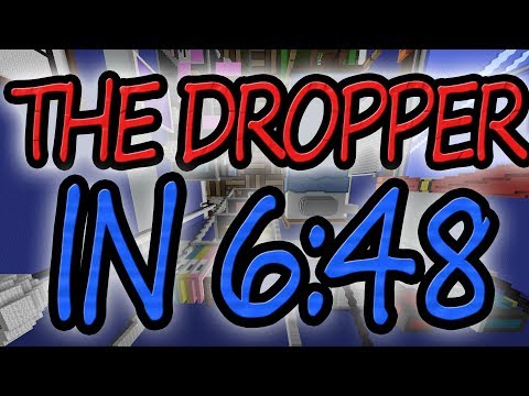 Minecraft: The Dropper in 6:48 (All 17 Levels)