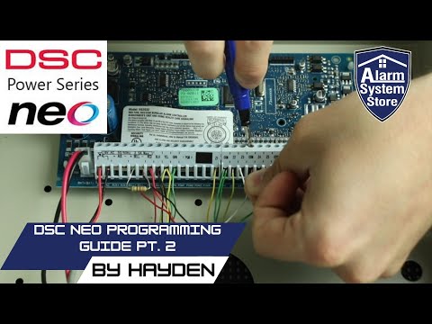 DSC Neo Installation Series - Hardwire Zones Wiring and Programming Tutorial P2