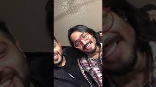 Badshah Wishing Bhuvan Bam For His New Song “Sang Hoon Tere”