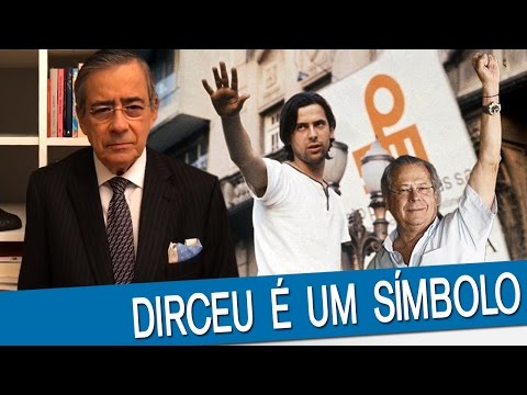 Dirceu saiu pela porta da frente